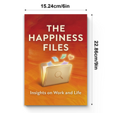 The Happiness Files: Work, Life, and Everyday Joy product image 8 showing printed book details for screen-free reading and learning