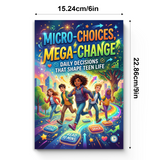 Micro-Choices Mega-Change for Teens product image 8 showing printed book details for screen-free reading and learning