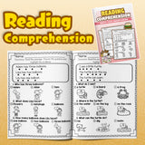 Ages 5-8 reading comprehension workbook for drawing understanding