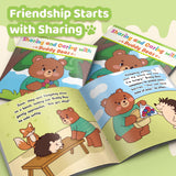 Ages 3-6 sharing and caring book for social-emotional learning