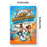 The Anti-Procrastination Playbook for Teens product image 8 showing printed book details for screen-free reading and learning