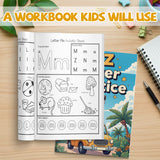Letter recognition pages with beginning sounds and picture matching