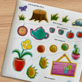 Ages 3-6 home sweet home sticker book for daily life awareness
