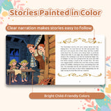 Stories painted in color panel for The Elves and the Shoemaker book