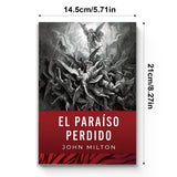 El Paraiso Perdido Spanish Edition by John Milton - Classic Epic Poem product image 7 showing printed book details for screen-free reading and learning