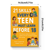 Size reference image for teen life skills paperback guide