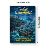 Vrakets Hemmelighet Norwegian Edition by Lloyd Osbourne and Robert Louis Stevenson product image 7 showing printed book details for screen-free reading and learning