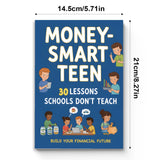 Size reference image for teen financial literacy paperback