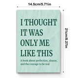 Size reference image for self-acceptance paperback guide