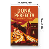 Dona Perfecta Spanish Edition by Benito Perez Galdos - Classic Novel product image 7 showing printed book details for screen-free reading and learning