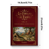 Las Fabulas de Esopo Vol. 01 Spanish Edition - Classic Fables product image 7 showing printed book details for screen-free reading and learning