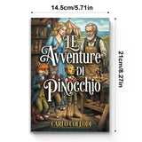 Le Avventure di Pinocchio Italian Edition by Carlo Collodi product image 7 showing printed book details for screen-free reading and learning