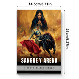 Sangre y Arena Spanish Edition by Vicente Blasco Ibanez product image 7 showing printed book details for screen-free reading and learning