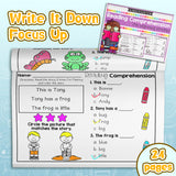 Kindergarten and Grade 1 reading practice book for Ages 5-8