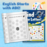 Ages 3-6 letters workbook for alphabet learning