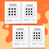 Math Squares Puzzle Bundle: 3-Book Number Grid Games product image 7 showing printed book details for screen-free reading and learning
