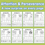 Printed beginning sound and hidden letter worksheets