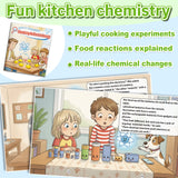 Elementary chemistry learning book for energy, reactions, and homeschool science
