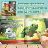 Children's bilingual fable book for early language learning and comprehension