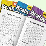 Brainy Sudoku for Kids: 4-Level Logic Books product image 12 showing printed book details for screen-free reading and learning