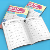 Children practicing subtraction worksheets