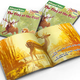 Children's bilingual fable book for early language learning and comprehension