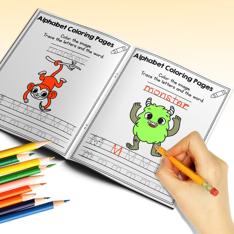 Fun and Easy Alphabet Learning Workbook for Kids: Step-by-Step Practice to Master A-Z and Boost Early Learning Skills style42