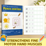 Children's fine motor tracing book for handwriting readiness