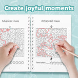 Children's waterfront pathfinding puzzle book