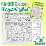 Ages 3-6 colors and shapes workbook for observation practice