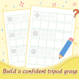 Ages 3-6 tracing workbook for screen-free handwriting readiness