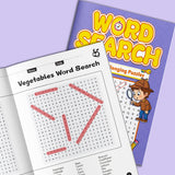 Word Search Puzzle Book for Kids, Vocabulary Search Activities, Spelling Practice, Reading Focus, Pattern Recognition, and Early Literacy Learning