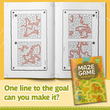 Maze Game, Find Your Way Out Activity Book for Kids Ages 3–6, Early Learning Maze Puzzle Book with Pathfinding Fun, Problem Solving, Visual Thinking, and Preschool Skill Building