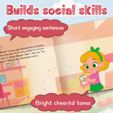 Printed character-building picture book with kindness and friendship illustrations