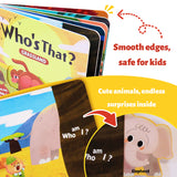 Ages 1-4 interactive nature book for screen-free parent-child learning
