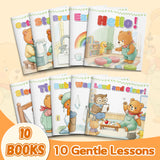Bear picture book set for daily routines, independence, and preschool behavior learning