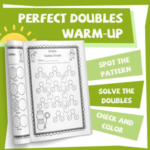 Number bonds and math facts pages with addition and subtraction practice