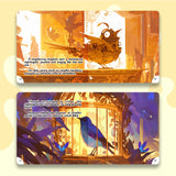 Palace and bird scenes from The Nightingale picture book