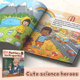 Printed STEM book for matter vocabulary, observation, and early science learning