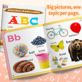 Ages 2-5 alphabet book for screen-free language learning