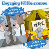 Printed preschool picture book for feelings, resilience, and everyday adventure