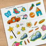 Ages 3-6 I'm Polite sticker book for social skills