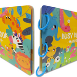 Math quiet book with counting and matching pieces