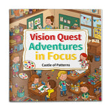 Visual Focus Challenge, Kids Search and Spot Activity Book with Missing Piece Puzzles, Observation Training, Brain Games, and Fun Learning Play