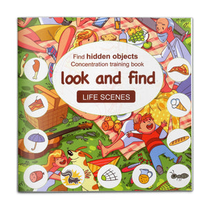 Look and Find Life Scenes Theme for Kids cover