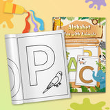 Ages 3-6 large letter practice book