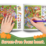 Look and Find Life Scenes Theme for Kids product image 5 showing printed book details for screen-free reading and learning