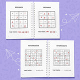 Sudoku Puzzle Book Set for Kids Ages 3–12, 4-Book Progressive Brain Game Workbook Bundle, Beginner to Challenge Level Logic Puzzles for Focus, Critical Thinking and Problem-Solving Skills