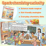Kids screen-free chemistry book for reactions, observation, and science curiosity