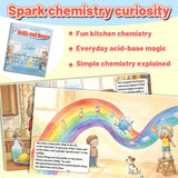 Kids screen-free chemistry book for reactions, everyday examples, and science curiosity